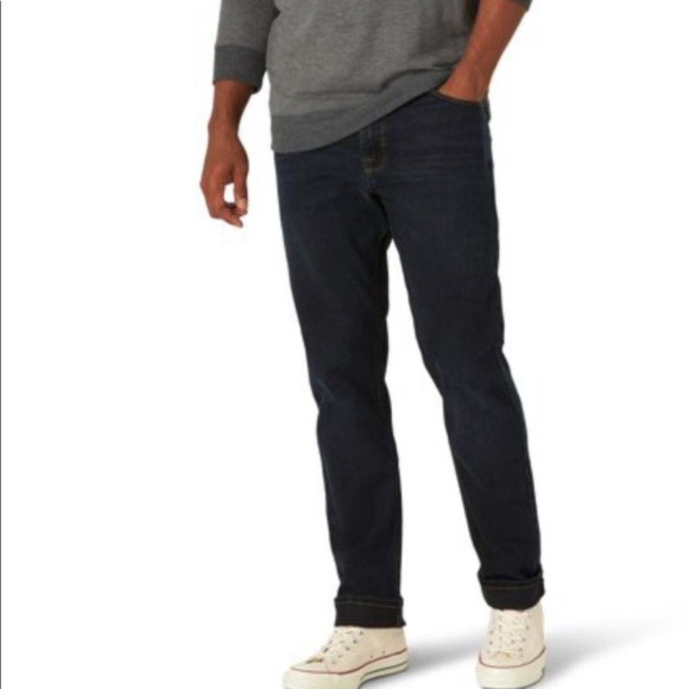 EUC Wrangler Jeans Black Straight Leg Sz 42x30